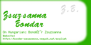 zsuzsanna bondar business card